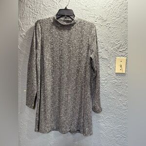 Mossimo Supply Co. Gray Long Sleeve Dress